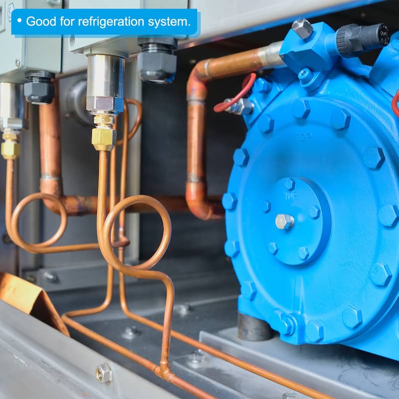 2pcs 1/2 Inch ID Copper Cross Pipe Fitting 4 Way Copper End Feed Equal Connector - Copper Tone