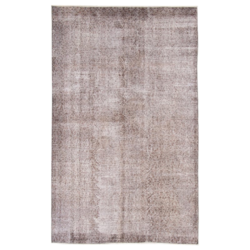 ECARPETGALLERY Hand-knotted Color Transition Grey Wool Rug - 5'5 x 8'9 - Grey - 5'5 x 8'9