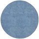 preview thumbnail 54 of 218, Handmade Jefferson Felted Wool Plush Area Rug 10' Round/Surplus - Cobalt - Runner/Round
