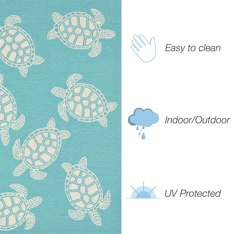 Liora Manne Capri Turtle Indoor/Outdoor Rug