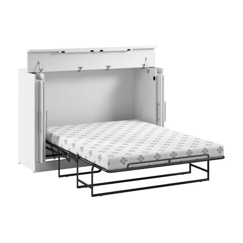 Nebula 69W Full Cabinet Bed with Mattress by Bestar