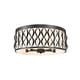 preview thumbnail 7 of 8, Z-Lite 1948F20 Harden 5 Light 21" Wide Flush Mount Drum Ceiling