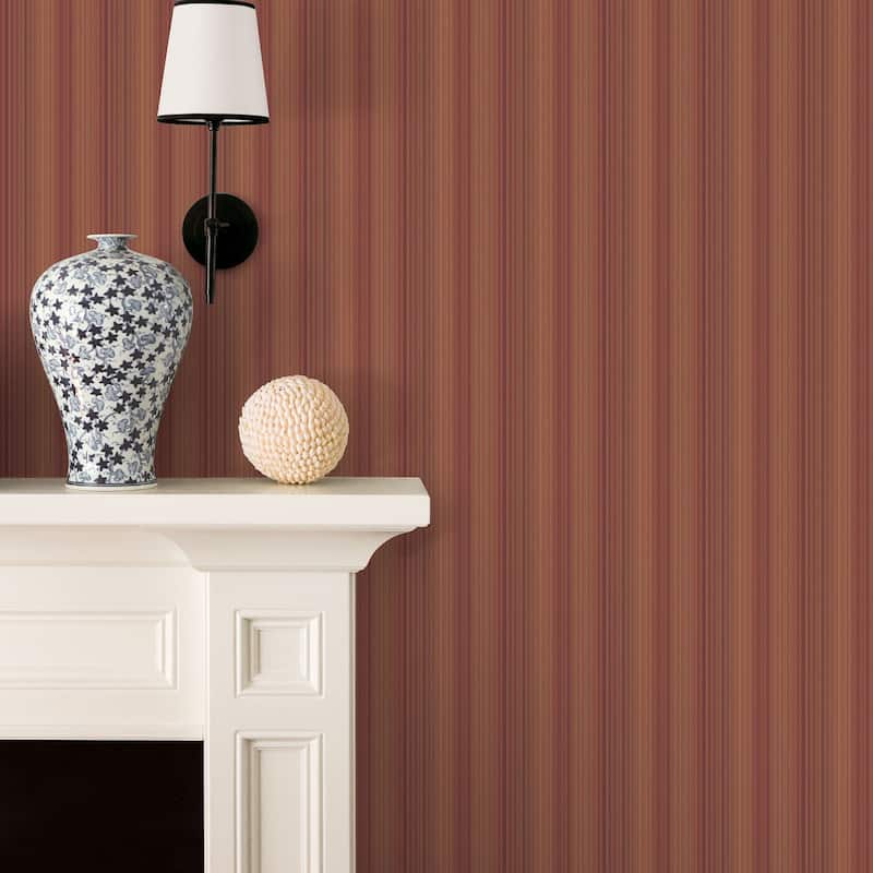 Galerie Wallcoverings Nordic Elements Thin Stripe Texture Non-woven Metallic Wallpaper Roll