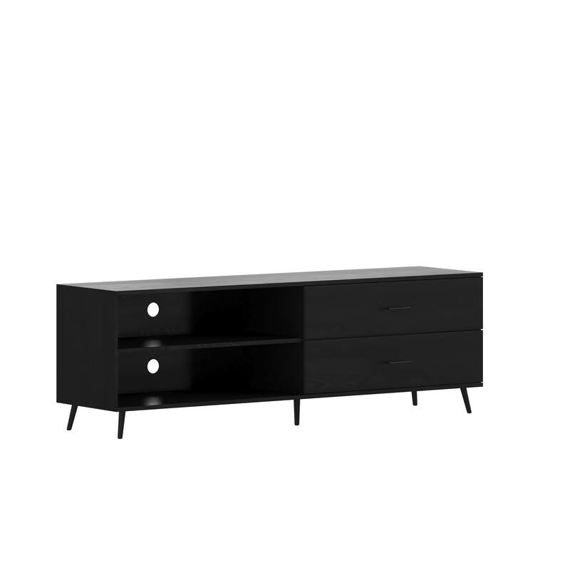 TV Stand for up to 60" TV's with Adjustable Shelf and Storage Drawers