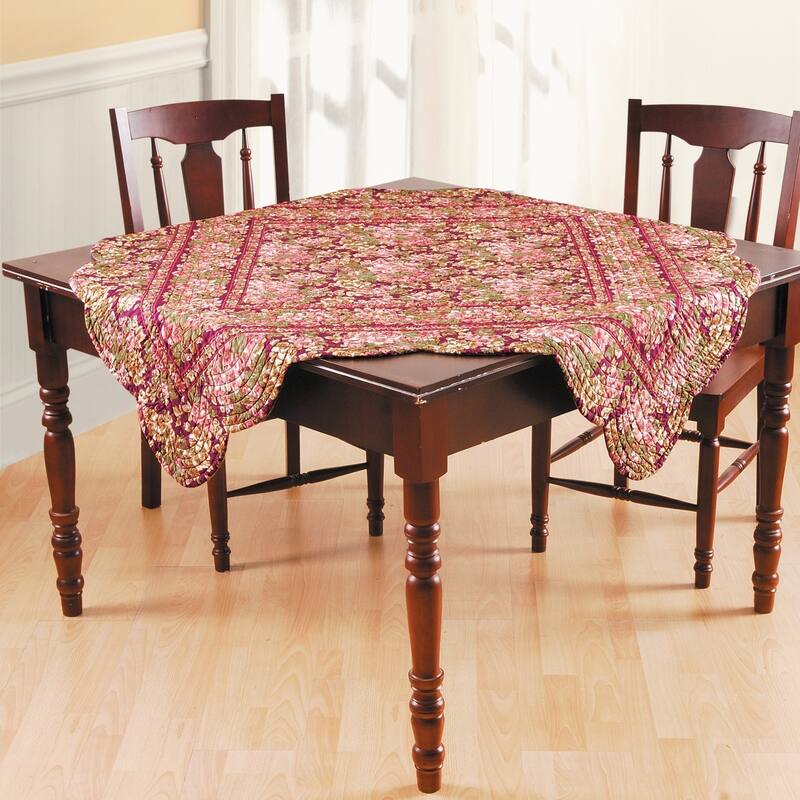 54" x 54" Anna Plum Table Topper