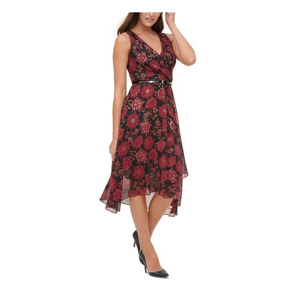 Tommy hilfiger red and black dress