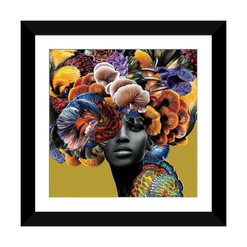 iCanvas "Good Hair" by Lolita Lorenzo PFA - Black - 24x24x1