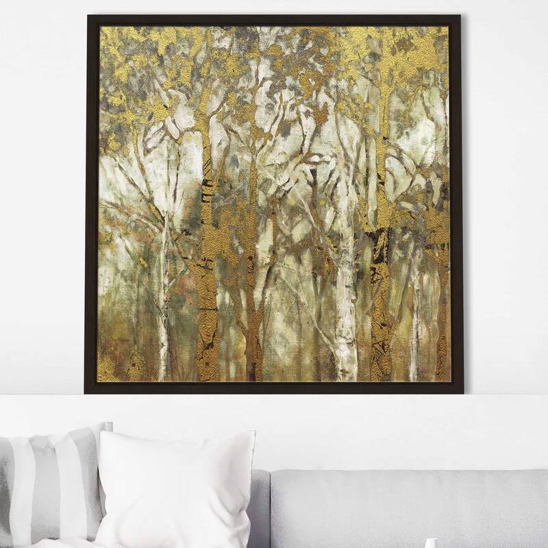 "Birch Grove East" by Carol Robinson Print on Floating Canvas