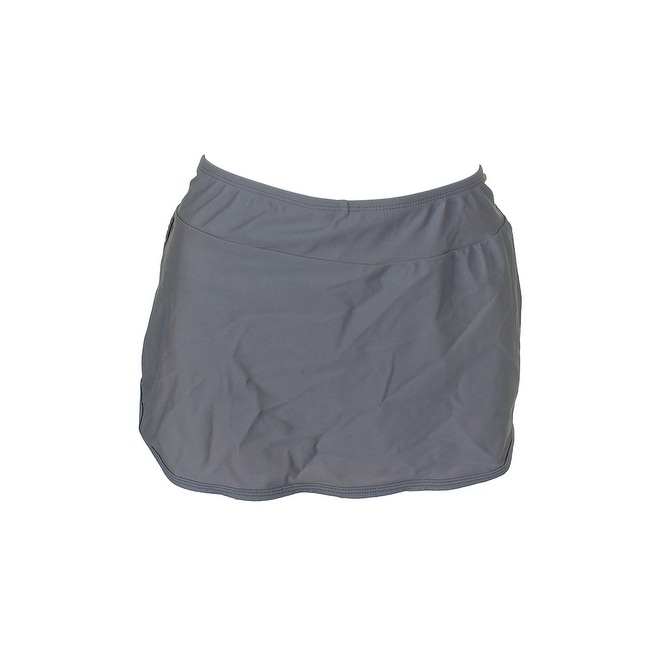 grey swim skirt