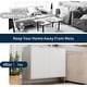 preview thumbnail 15 of 56, Clihome 2-Door Storage Media Accent Buffet Sideboard