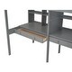 preview thumbnail 15 of 36, Solid Wood Loft Bed Frame with Storage Staircase and Double Desks and Shelves,Twin Size