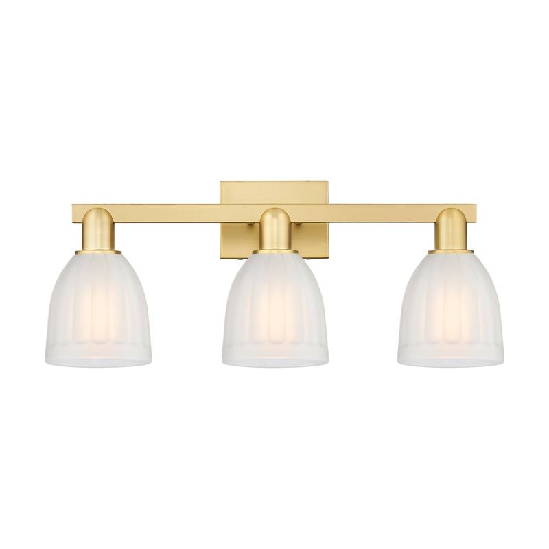 Innovations Lighting Endless Possibilities Arcadia - Brookfield - 3 Light 25" Bath Vanity Light - Satin Gold