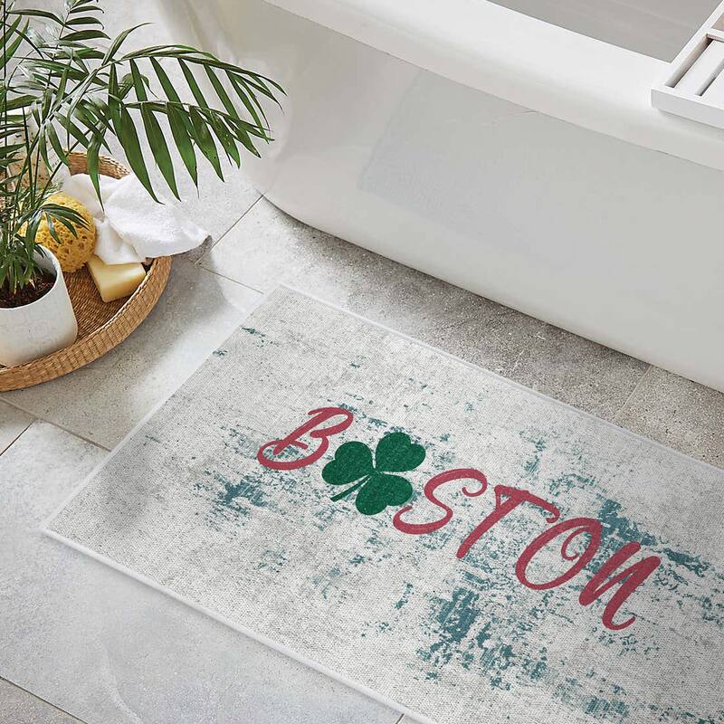 SussexHome Non-Skid Ultra-Thin Area Rugs for Laundry Room, Entryway, Bathroom and Kitchen - Washable Multipurpose Floor Mat