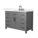 Option Dark Gray / Giotto Quartz Top / Matte Black