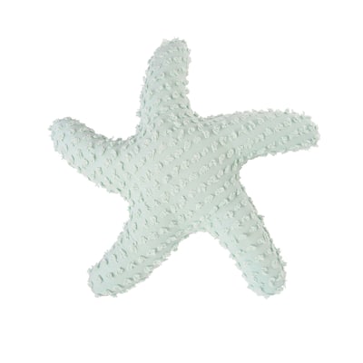 Sea Glass Starfish Shaped Pillow