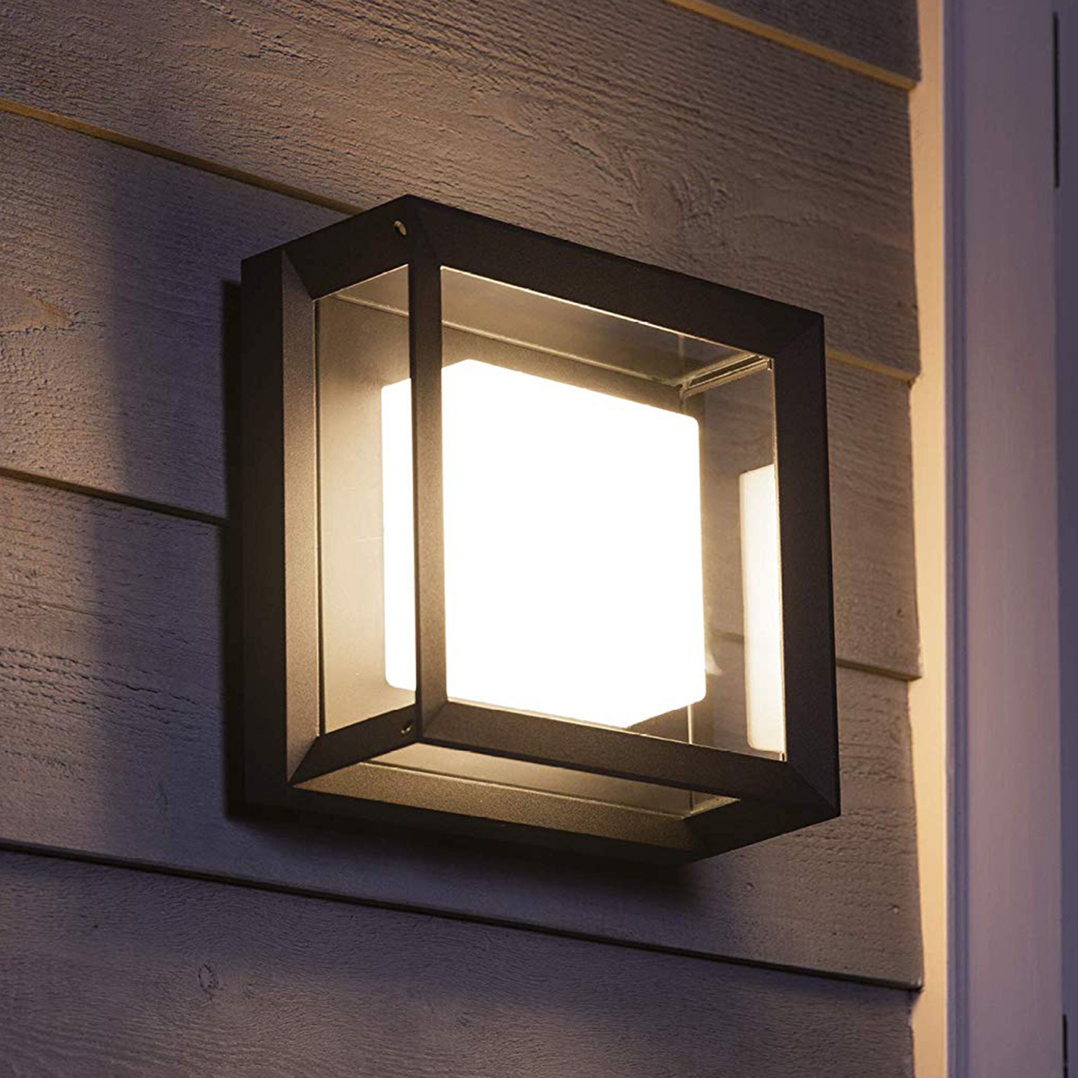 Shop Philips Hue Econic Outdoor White Color Wall Ceiling Light Fixture On Sale Overstock 29230214