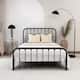 Alazyhome Sturdy Metal Platform Bed Frame