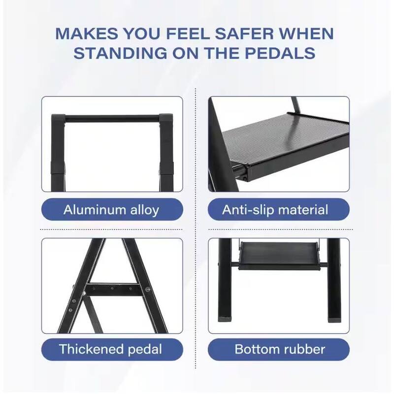 330 lb Capacity 6-step Aluminum Folding Step Stool