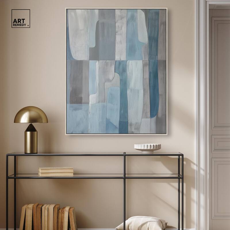 Tessellated Tones II Canvas by Art Remedy