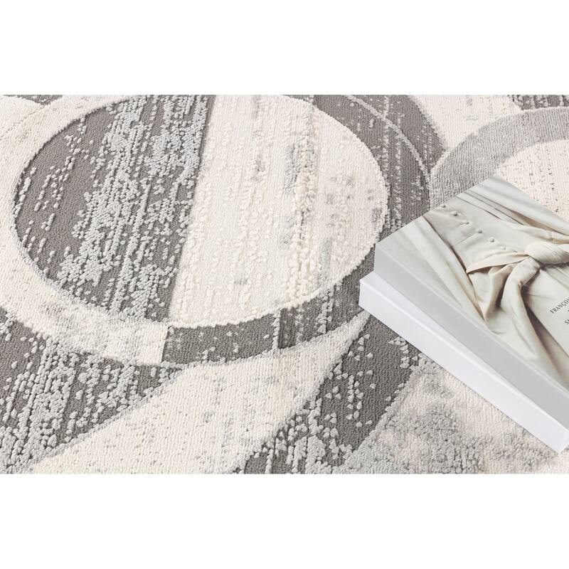 Cairo Collection Transitional Geometric Area Rug