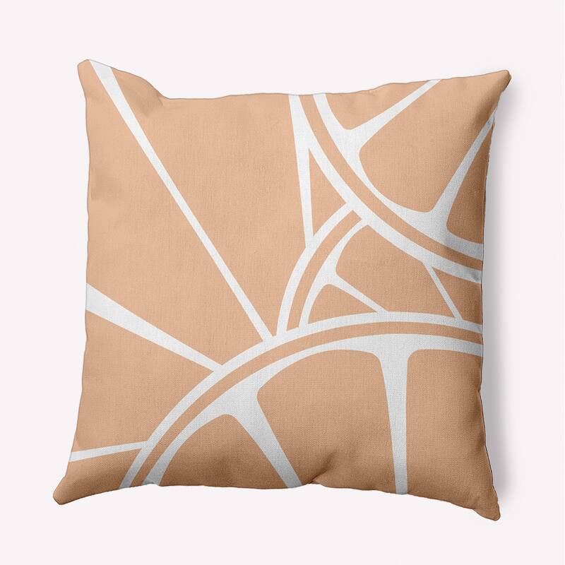 Fruit Wedges Indoor/Outdoor Throw Pillow - Peach - 18" x 18"