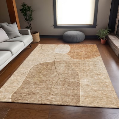 Premium Washable Super Soft Abstract Mod Mayfield Rug
