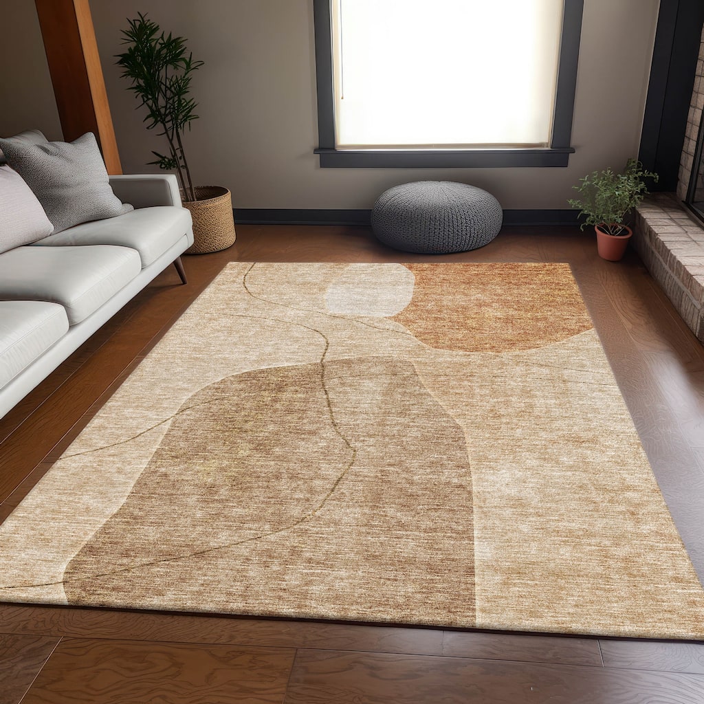 Premium Washable Super Soft Abstract Mod Mayfield Rug