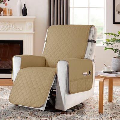 Subrtex Recliner Chair Cover Slipcover Reversible Protector Anti-Slip - Small