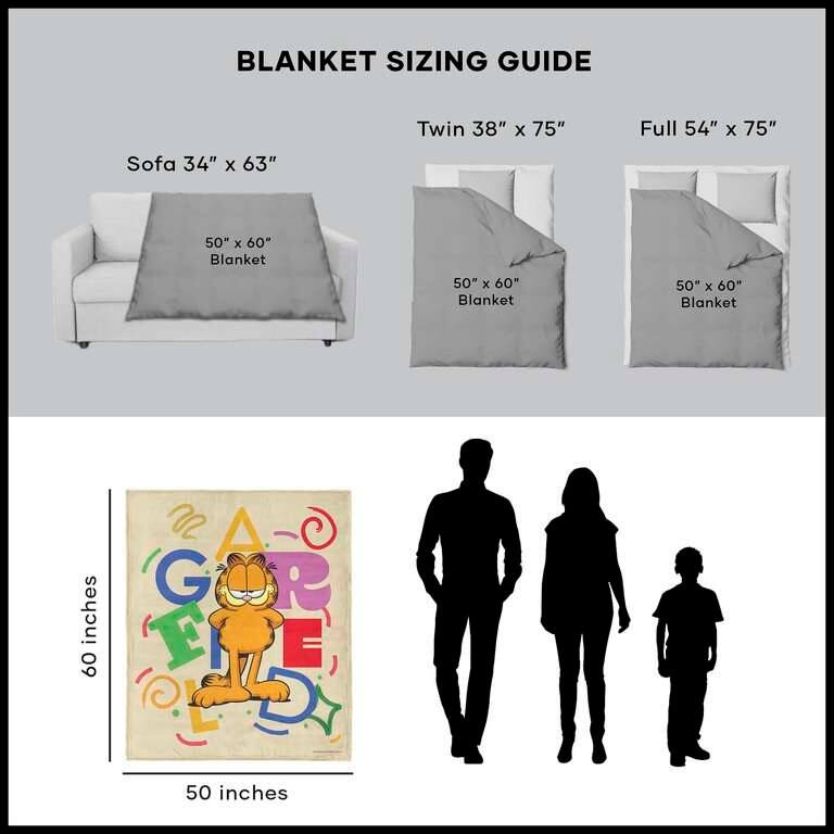 Nickelodeon Garfield Silk Touch Throw Blanket
