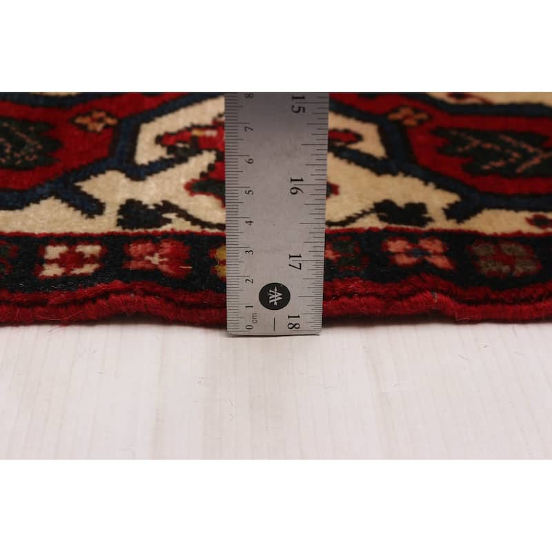 ECARPETGALLERY Hand-knotted Kayseri Red Wool Rug - 5'3 x 9'10