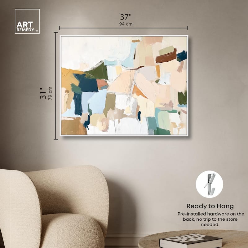 Pastel Mixture Canvas by Art Remedy