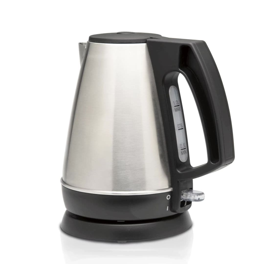 1 Liter Electric Kettle , Stainless Steel and Black - Bed Bath & Beyond -  37545612