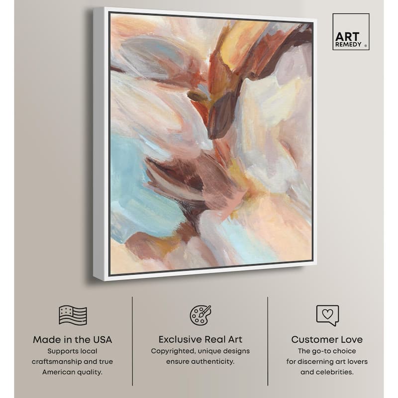 Layers of Colors II Canvas by Art Remedy