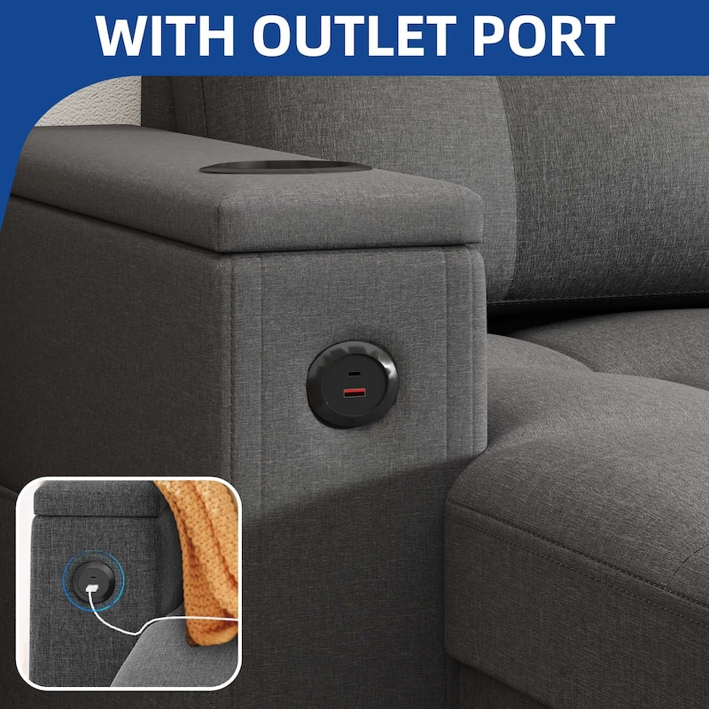 Moasis 2-in-1 Convertible Sleeper Linen Sofa Bed Folding Futon Couch with Pullout Bed Multifunctional Sofa
