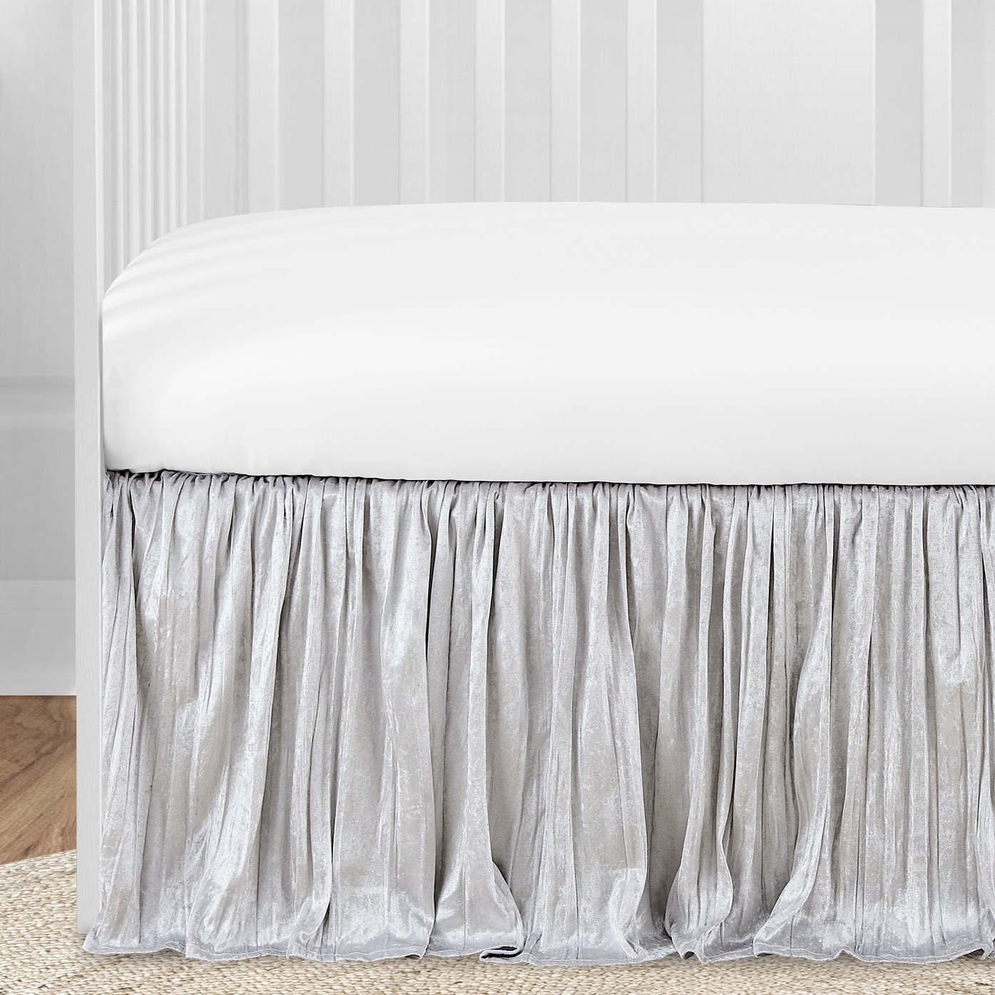 crushed velvet cot bedding
