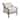 Sagebrook Home 30" Ellis Accent Chair in Soothing Cream Color - 28" x 33" x 33"