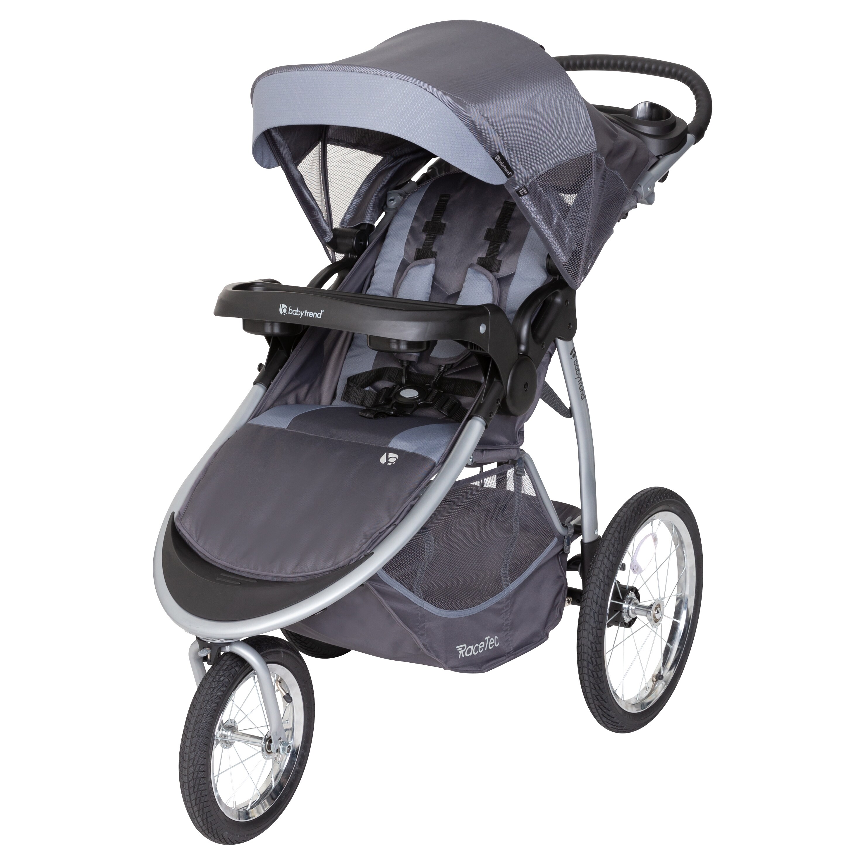 Baby Trend Expedition Race Tec Jogger,Ultra Grey - Single Stroller