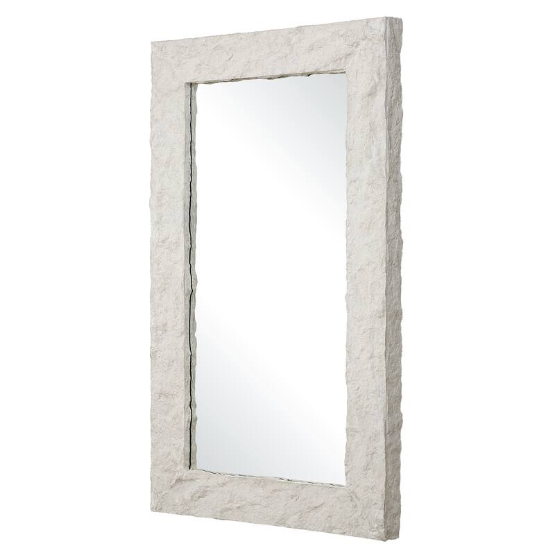 Uttermost Quarry Rectangle Stone Veneer Mirror - 48"H x 28"W x 3"D