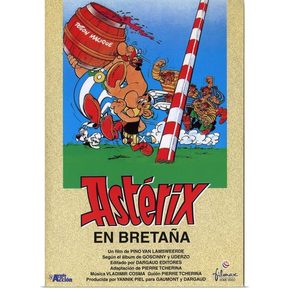 Shop Poster Print Entitled Asterix In Britain 1986 Multi