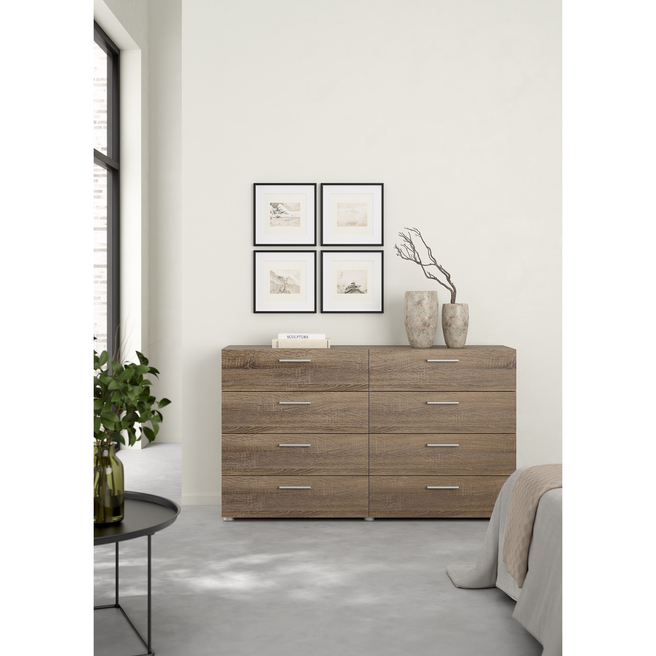 Adcox 8 shop drawer double dresser