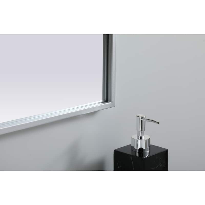 Elegant Lighting MR1A2740 Ayra 27" W x 40" H Modern Arched Bathroom