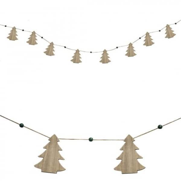 Wooden Pine Tree Garland Garland On Sale Bed Bath Beyond