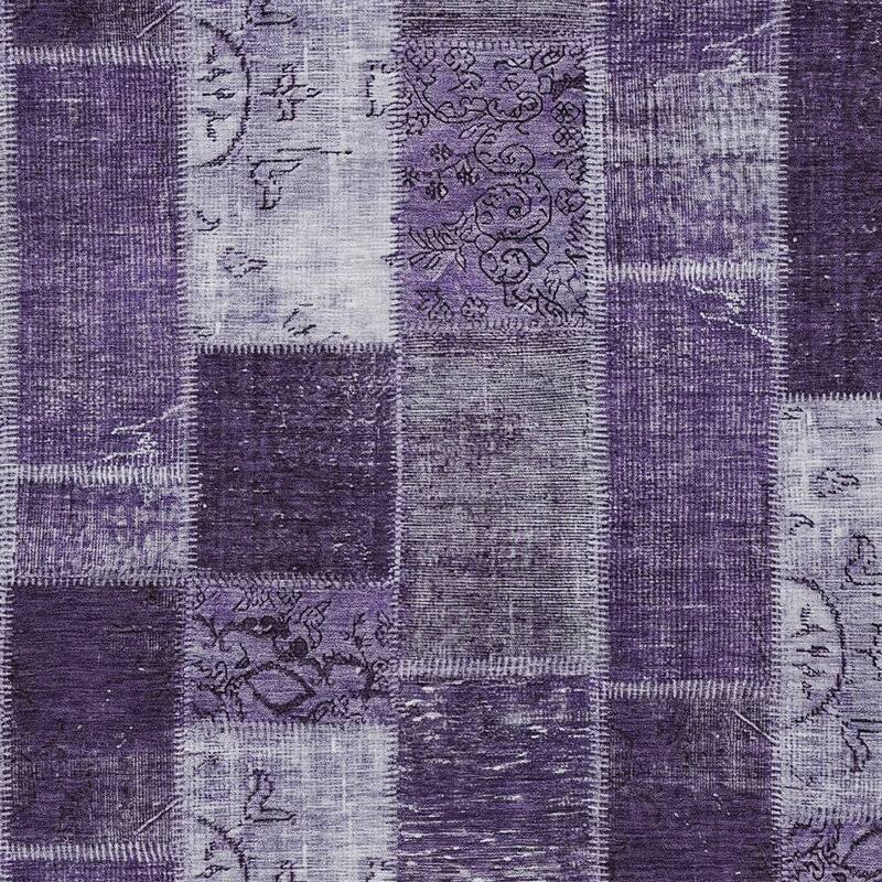 HomeRoots Patchwork Traditional Rectangle Outdoor Rug