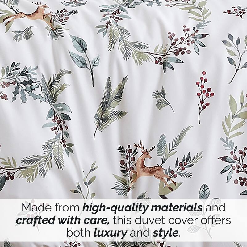 Happy Holidays 3-piece Duvet Cover Set