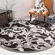 preview thumbnail 18 of 63, SAFAVIEH Amherst Orpha Modern Rug 7' Round - Anthracite/Light Grey - Round