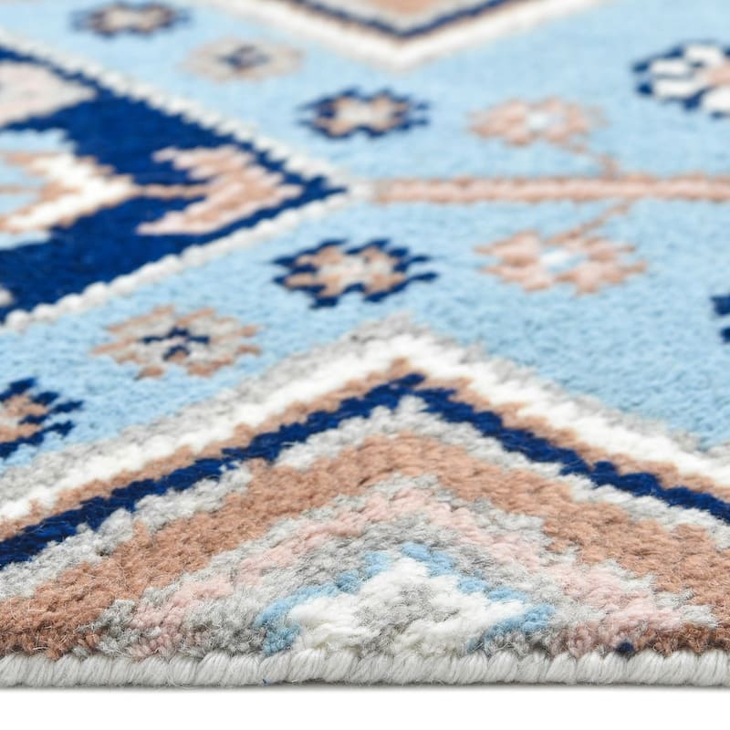 Overton Handmade Modern Contemporary Floral Area Rug