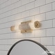preview thumbnail 29 of 91, Hunter Holly Grove Bathroom Vanity Wall Light, Art or Shelf Light - Contemporary - Damp Rated! 18" - Altural Gold - Clear Glass