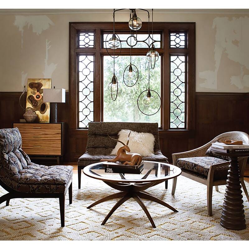 Currey & Company Moorsgate Black Multi-Pendant - 69"h x 36"dia