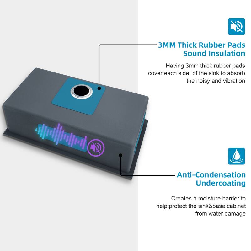 CB HOME 33"/36'' PRO Undermount Stainless Steel Kitchen Sink ,Single Bowl Farmhouse Sink with Front Flat Apron