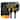 Graphite Pickleball Paddles Set of 2 Pickleball Set 4 Pickleballs Portable Bag - Multicolor